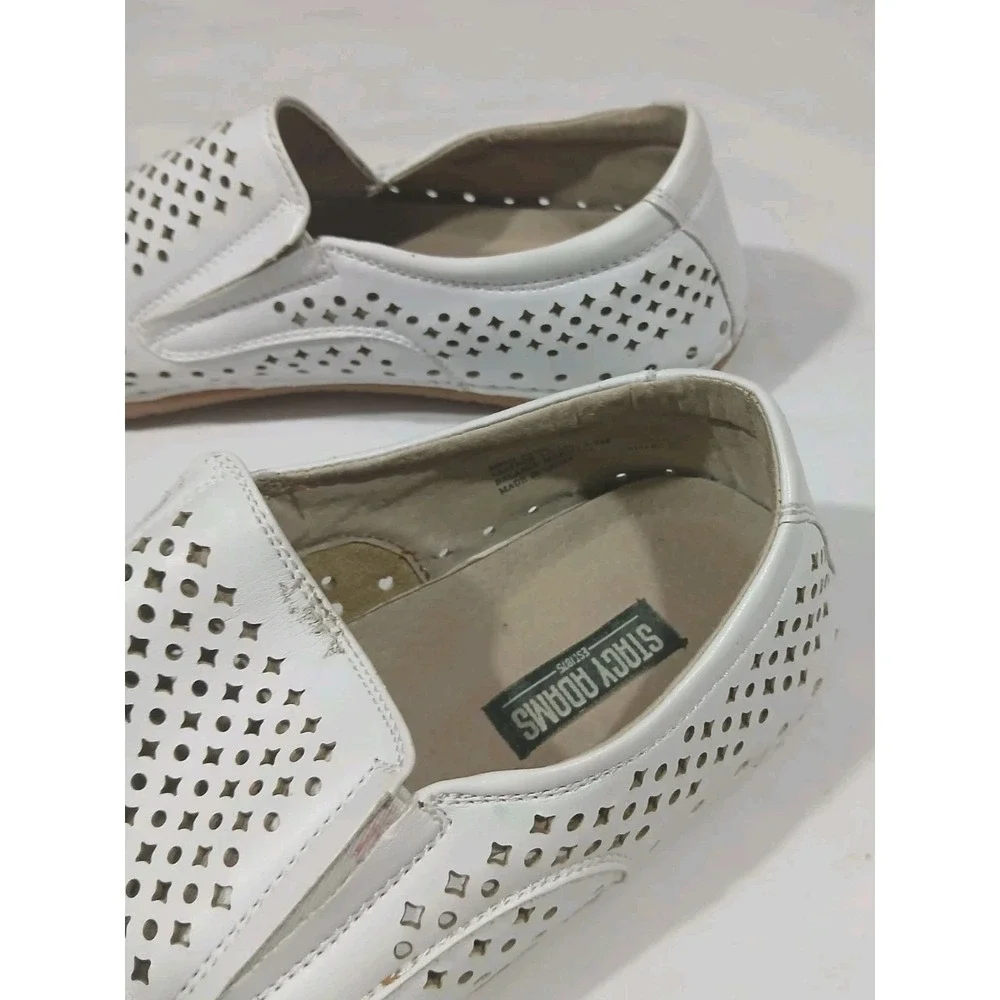 Stacy Adams Perforated Slip On Loafers